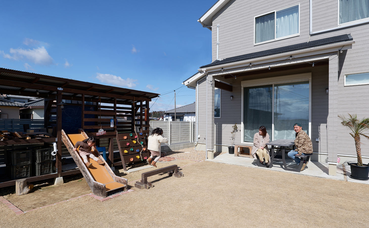 アサヒグローバルホーム 【1000万円台/間取り/30坪台/土間/収納充実】DIY好きパパが叶えた！薪ストーブとハンモックのある暮らしの建築実例画像12