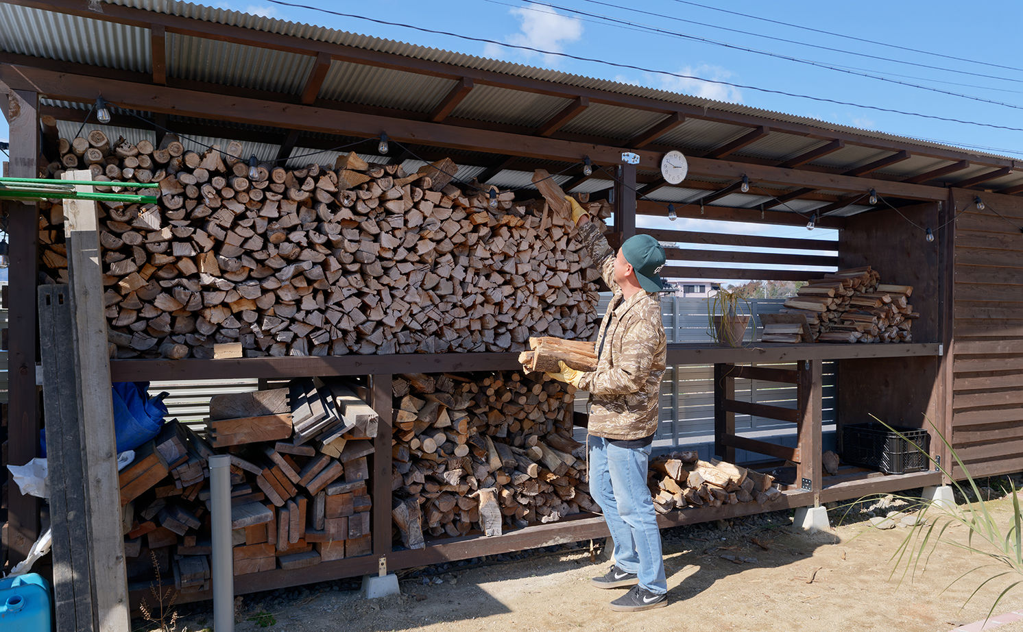 アサヒグローバルホーム 【1000万円台/間取り/30坪台/土間/収納充実】DIY好きパパが叶えた！薪ストーブとハンモックのある暮らしの建築実例画像13