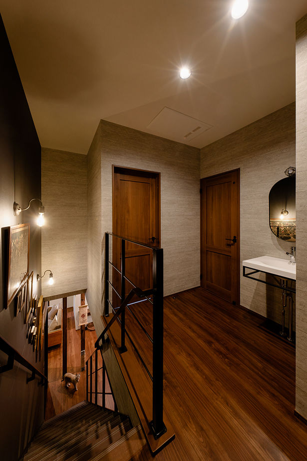 アサヒグローバルホーム 【2000万円台/間取り/30坪台/カフェ風/キャットウォーク】フレームキッチンが映えるインダストリアルな家の建築実例画像8