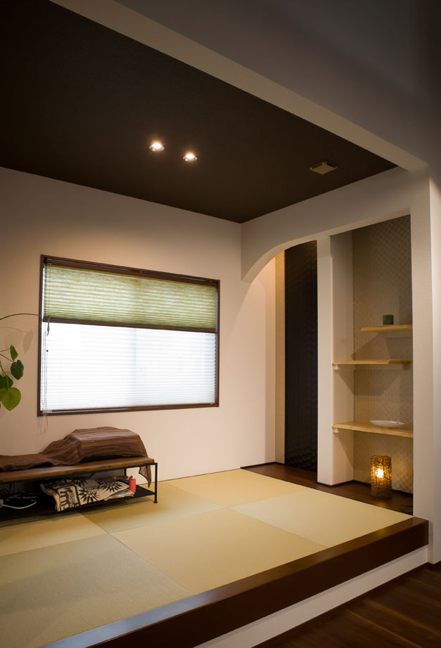 アサヒグローバルホーム 【1000万円台/間取り/約30坪/平屋】ロフトで趣味を愉しむ。安心の提案力で、勾配天井と梁が美しい家を実現の建築実例画像4