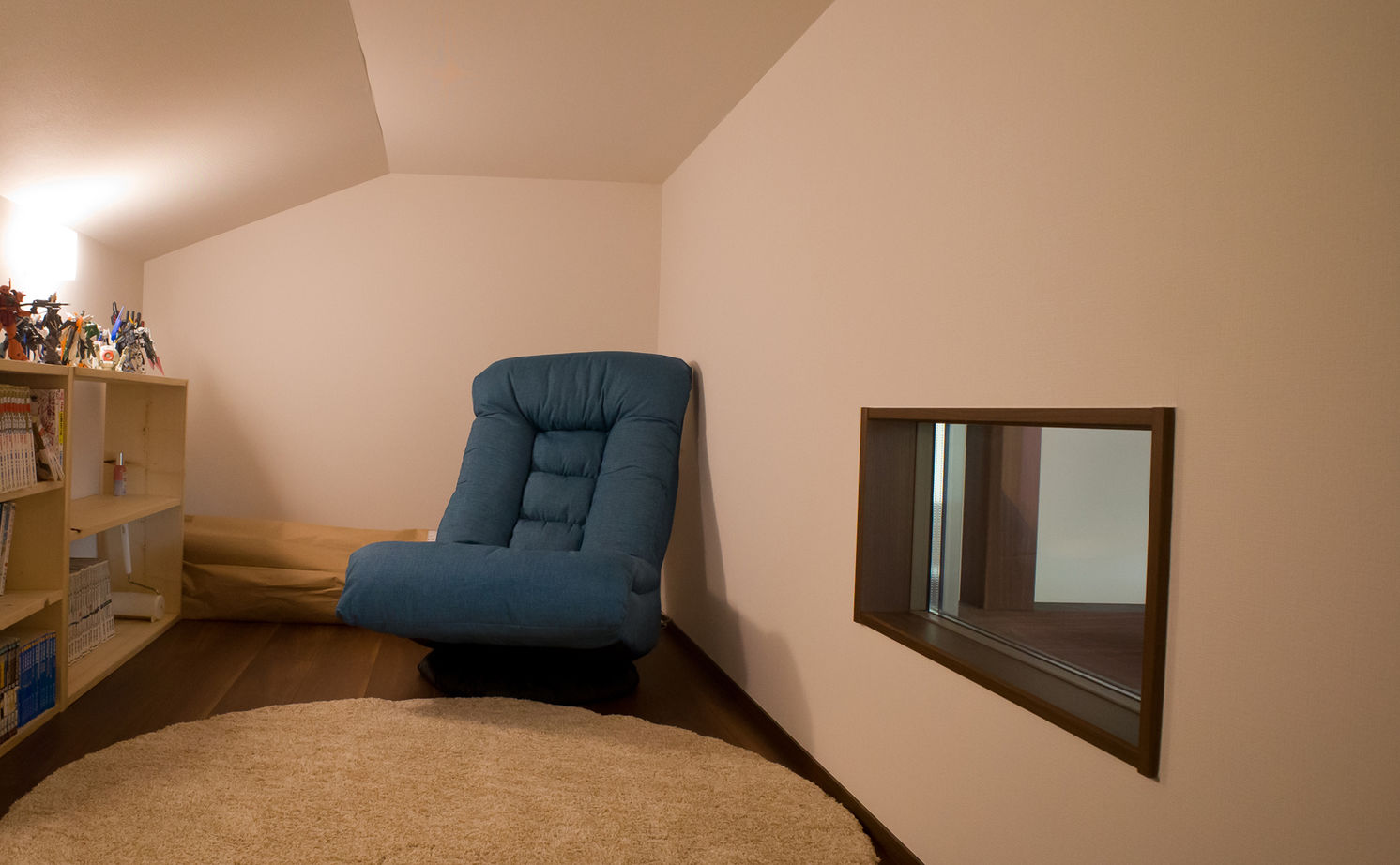 アサヒグローバルホーム 【1000万円台/間取り/約30坪/平屋】ロフトで趣味を愉しむ。安心の提案力で、勾配天井と梁が美しい家を実現の建築実例画像8