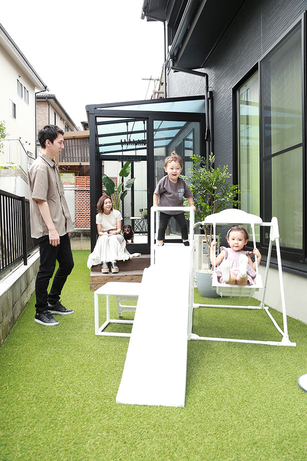 アサヒグローバルホーム 【1000万円台/間取り/約30坪/土間/家事ラク】家具のような佇まいのこだわりキッチンと、サンルームがある家の建築実例画像3