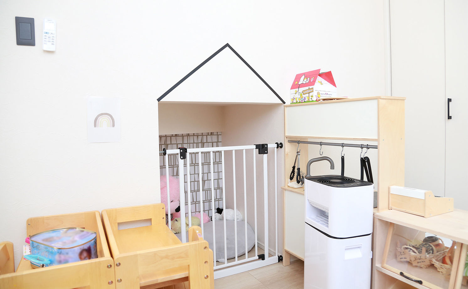 アサヒグローバルホーム 【1000万円台/間取り/約30坪/土間/家事ラク】家具のような佇まいのこだわりキッチンと、サンルームがある家の建築実例画像14