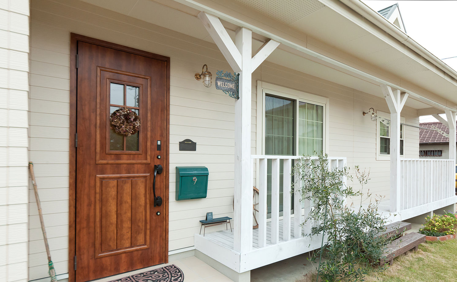 アサヒグローバルホーム 【1000万円台/間取り/約30坪/平屋】3LDKのおしゃれなウッドデッキのあるアメリカンスタイルの平屋の建築実例画像10