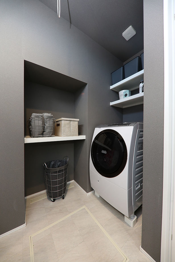 アサヒグローバルホーム 【1000万円台/間取り/約40坪/土間】プライベートな庭でおうち時間を満喫。スタイリッシュなモノトーンの家の建築実例画像17