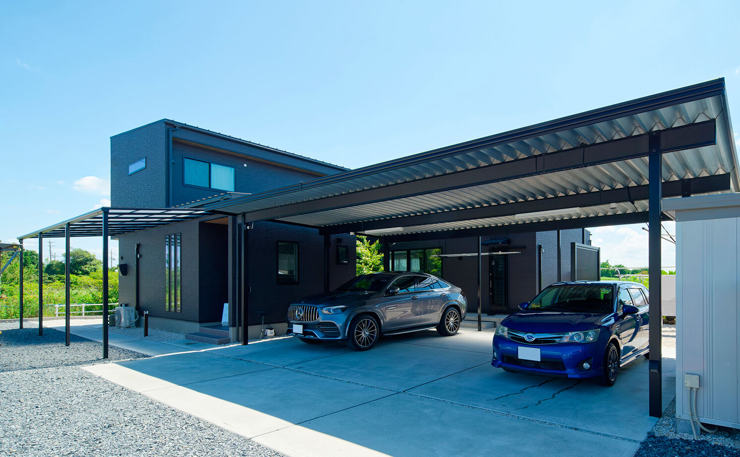 アサヒグローバルホーム 【2000万円台/間取り/40坪台/店舗併用住宅】「働く場」と「暮らす場」を中庭が繋ぐ家。26.3畳の大空間LDKの建築実例画像6