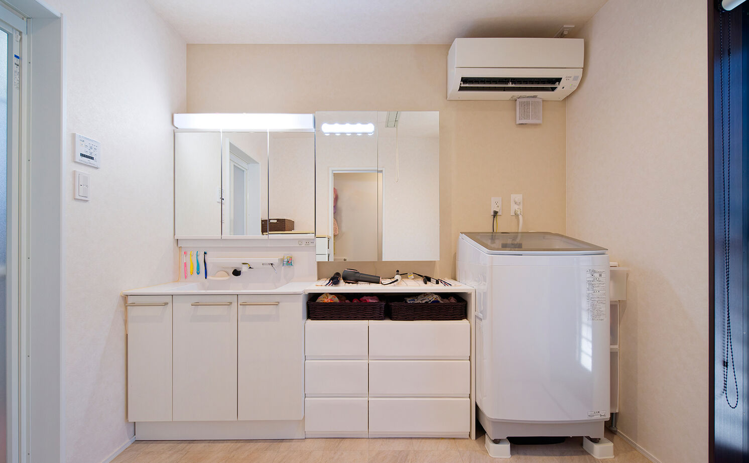 アサヒグローバルホーム 【2000万円台/間取り/40坪台/店舗併用住宅】「働く場」と「暮らす場」を中庭が繋ぐ家。26.3畳の大空間LDKの建築実例画像18