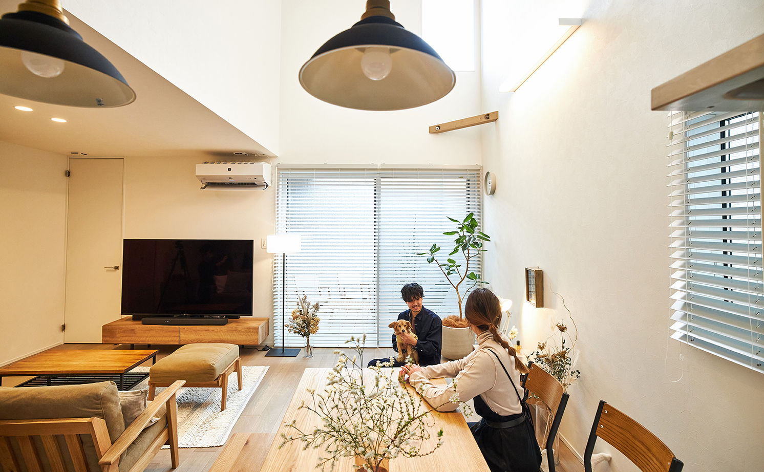 アサヒグローバルホーム 【1000万円台/間取り/30坪台/ガルバリウム外観/吹抜リビング】中庭でおうちカフェ。一級建築士デザインの家の建築実例画像9