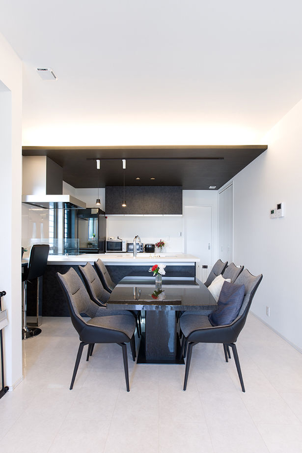 アサヒグローバルホーム 【1000万円台/間取り/約40坪/グレイッシュ外観/土間】南向きの広いリビング×折り上げ天井で開放感抜群の家の建築実例画像6