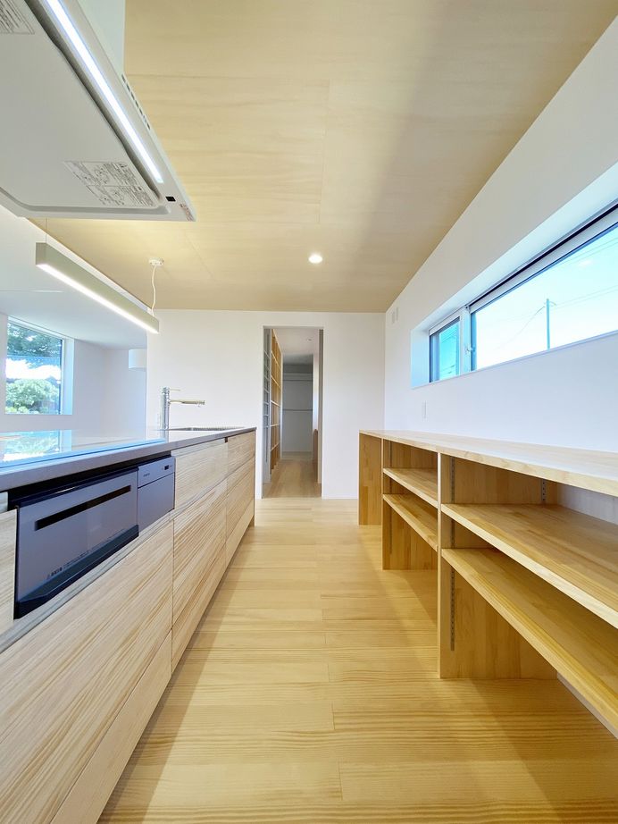 光英住宅 ミニマルデザインの平屋の住まいの建築実例画像6