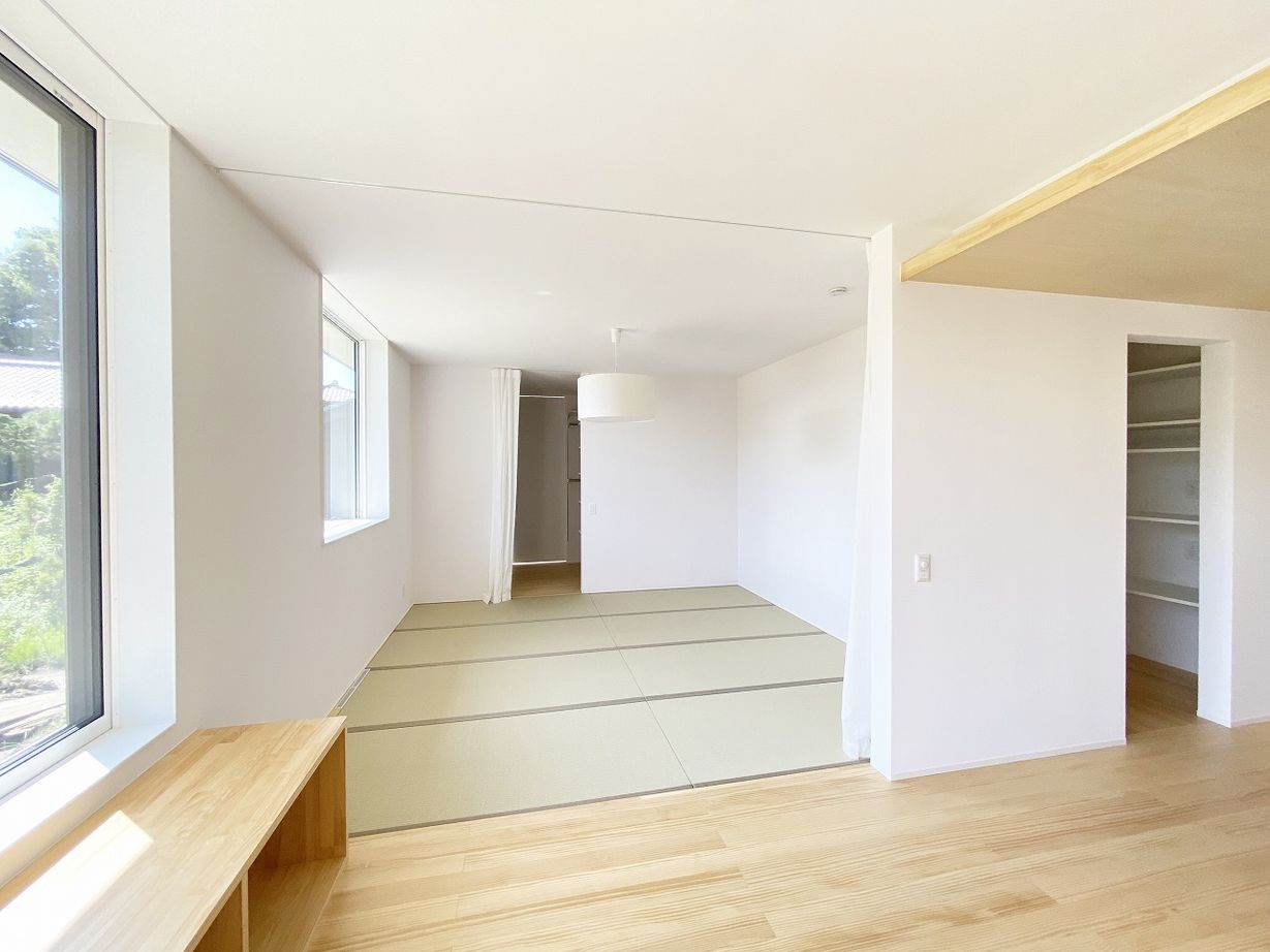 光英住宅 ミニマルデザインの平屋の住まいの建築実例画像8