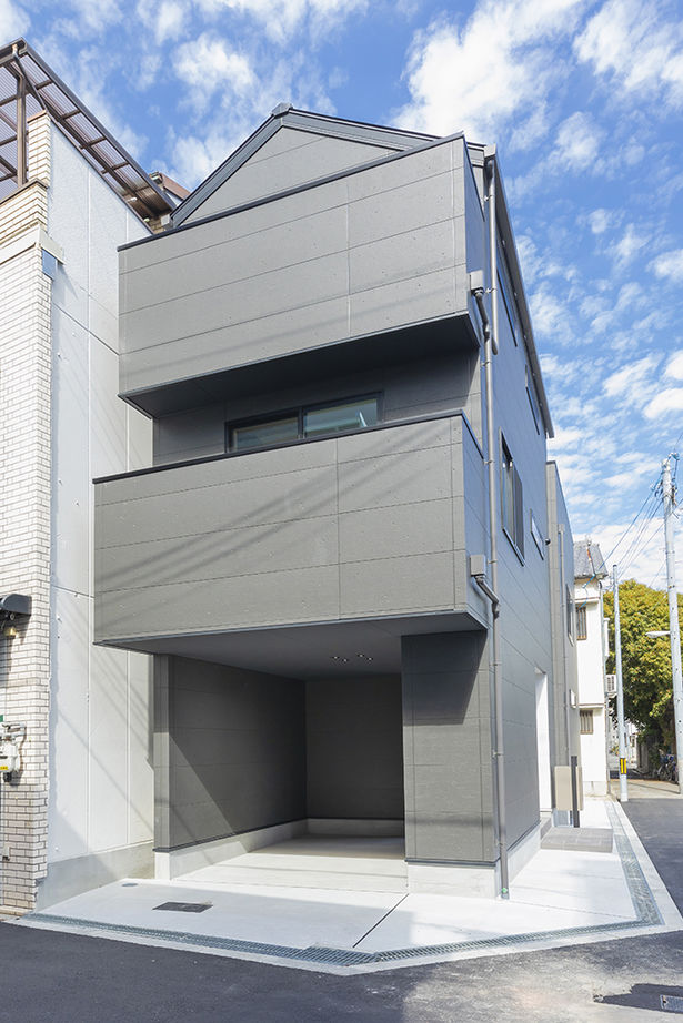 Beans Home 【2000万円台/間口3.3m/狭小/３階建て】2階LDKで採光を確保。大好きな空間で毎朝のコーヒーを楽しむ。の建築実例画像2