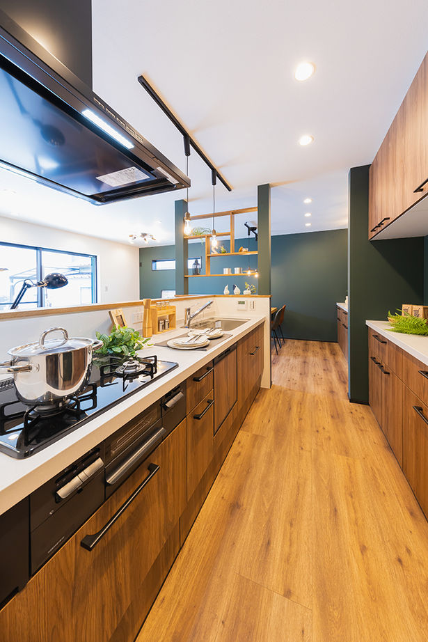 Beans Home 【2000万円台/大阪/30坪台】グリーンをテーマカラーに。 収納豊富で家事ラク・子育て家族の家の建築実例画像7