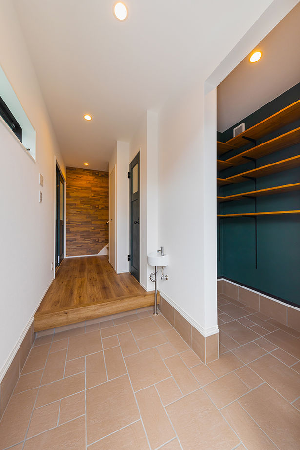 Beans Home 【2000万円台/大阪/30坪台】グリーンをテーマカラーに。 収納豊富で家事ラク・子育て家族の家の建築実例画像10