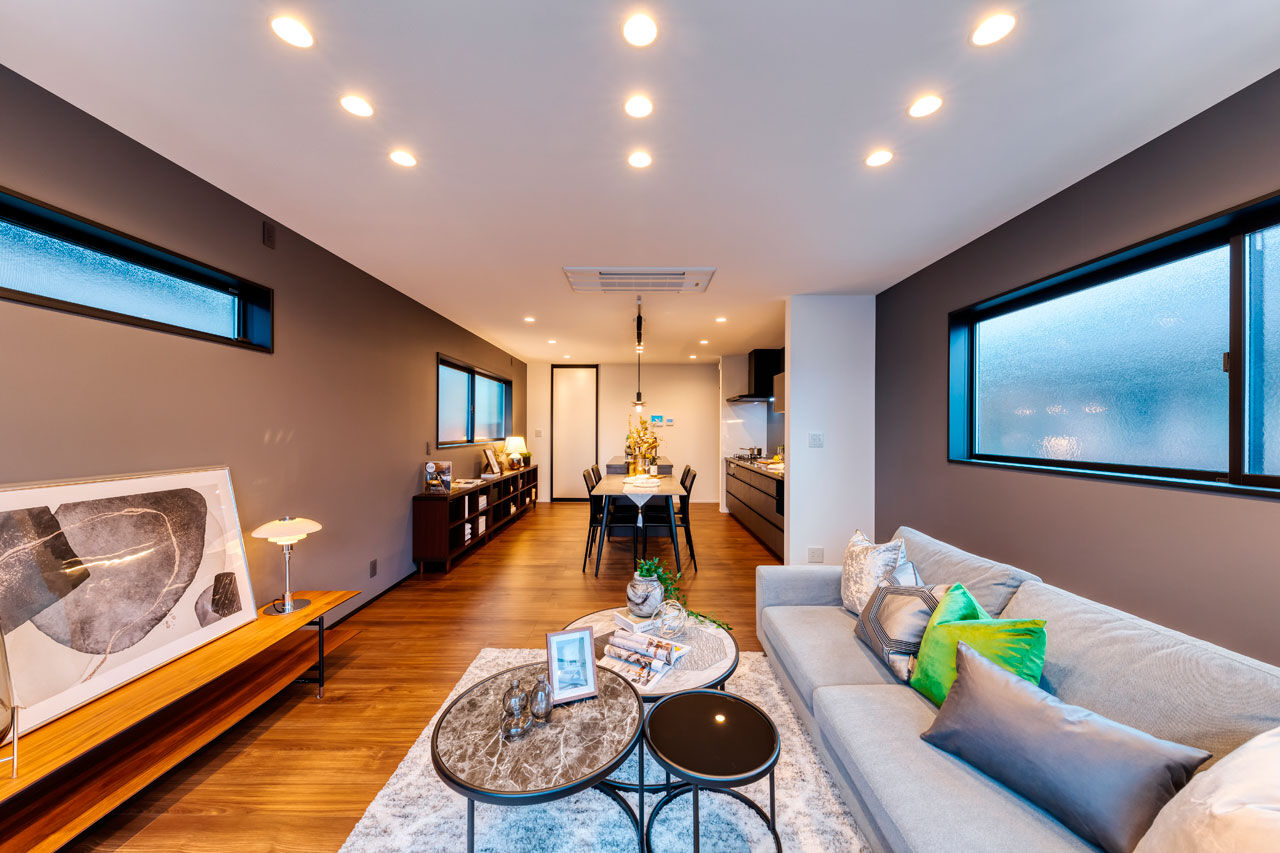 Beans Home 【豊中市/2820万円】2階リビングから広がる景観を楽しめる、ホテルライクな住まいの建築実例画像5