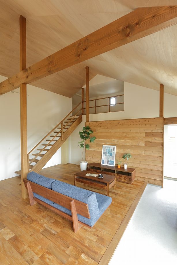 iKKA 【滋賀県守山｜1990万円｜間取り図有｜平屋】通り土間のアウトドアリビングとロフトで趣味を楽しむお家の建築実例画像7