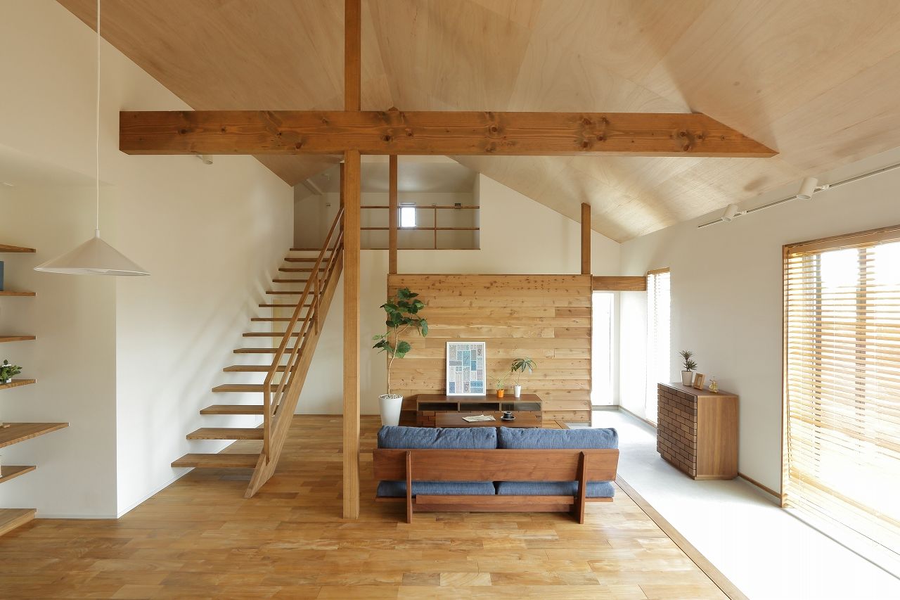 iKKA 【滋賀県守山｜1990万円｜間取り図有｜平屋】通り土間のアウトドアリビングとロフトで趣味を楽しむお家の建築実例画像8