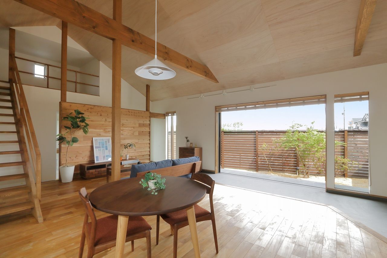 iKKA 【滋賀県守山｜1990万円｜間取り図有｜平屋】通り土間のアウトドアリビングとロフトで趣味を楽しむお家の建築実例画像20