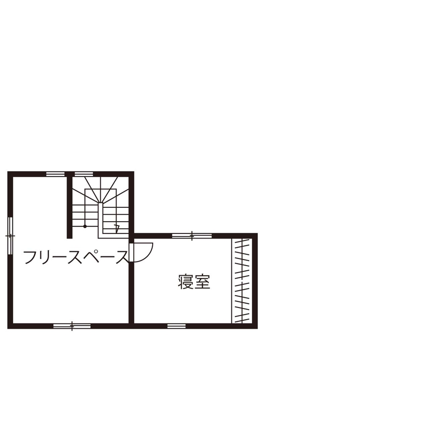 iKKA 【滋賀県｜2000万円台｜間取り図有】音楽に読書に植物、広い土間スペースで思う存分趣味を楽しむ住まいの間取り図（2LDK）2階