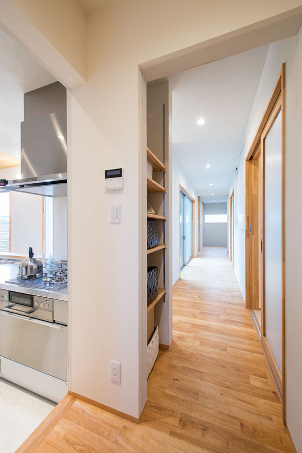 【小さい平屋専門店】すみ家 【2000万円台/平屋/30坪台/4LDK/間取り図】プライバシーを守りながら使い勝手のよさを実現したコの字の平屋の建築実例画像7