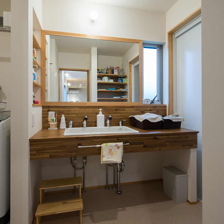 【小さい平屋専門店】すみ家 【2000万円台/平屋/30坪台/4LDK/間取り図】プライバシーを守りながら使い勝手のよさを実現したコの字の平屋の建築実例画像10