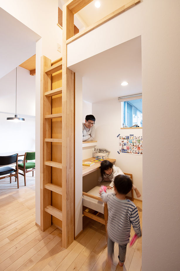 【小さい平屋専門店】すみ家 【2000万円台/平屋/20坪台/3LDK/間取り図】開放感のあるL字型の平屋。高さを抑えたガルバの外観の平屋の建築実例画像5