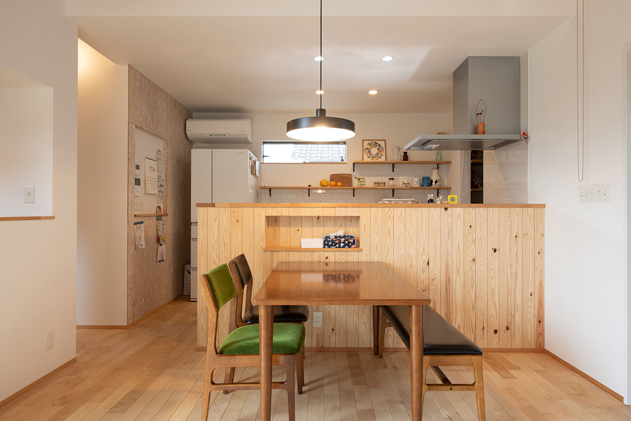 【小さい平屋専門店】すみ家 【2000万円台/平屋/20坪台/3LDK/間取り図】開放感のあるL字型の平屋。高さを抑えたガルバの外観の平屋の建築実例画像6