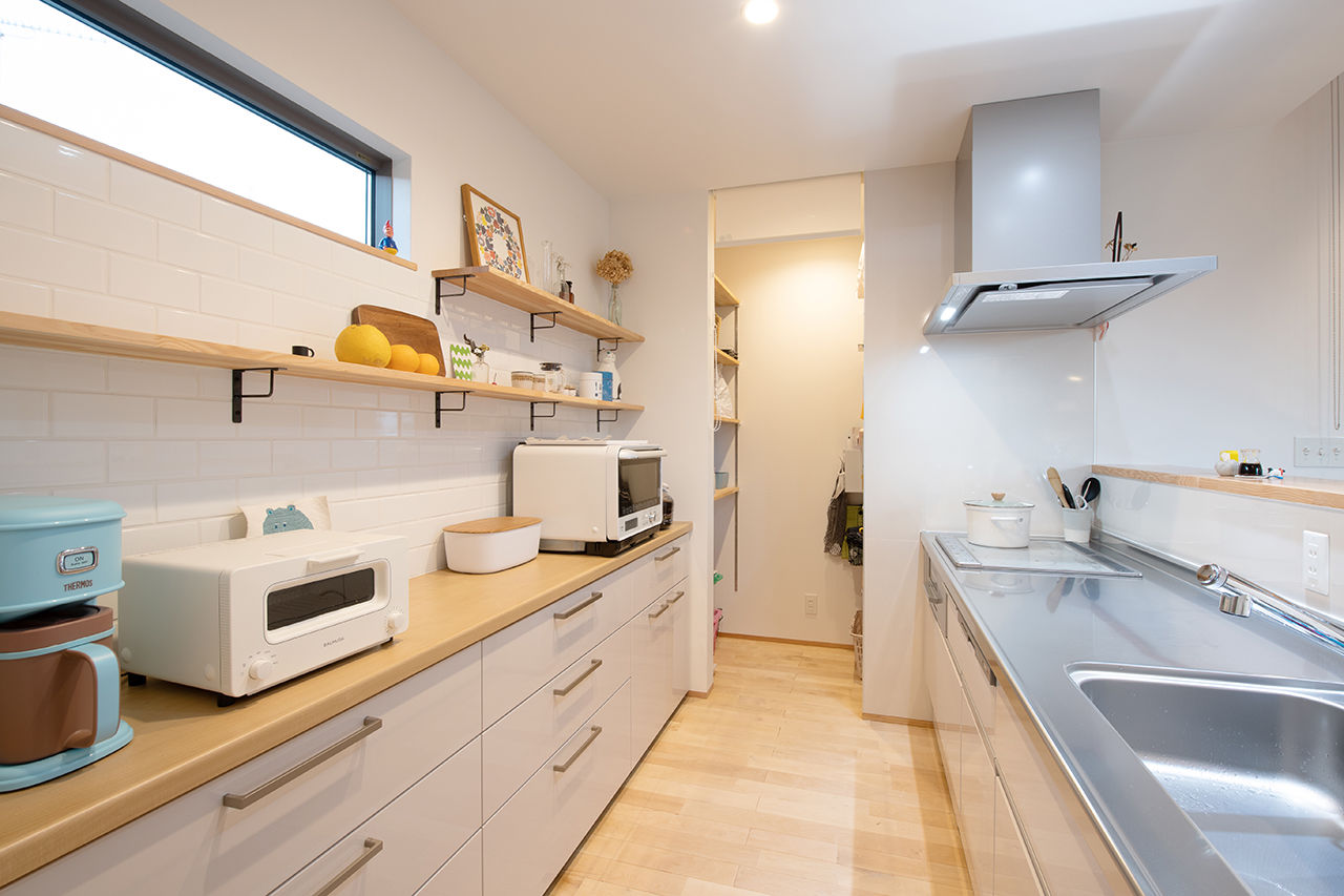 【小さい平屋専門店】すみ家 【2000万円台/平屋/20坪台/3LDK/間取り図】開放感のあるL字型の平屋。高さを抑えたガルバの外観の平屋の建築実例画像7