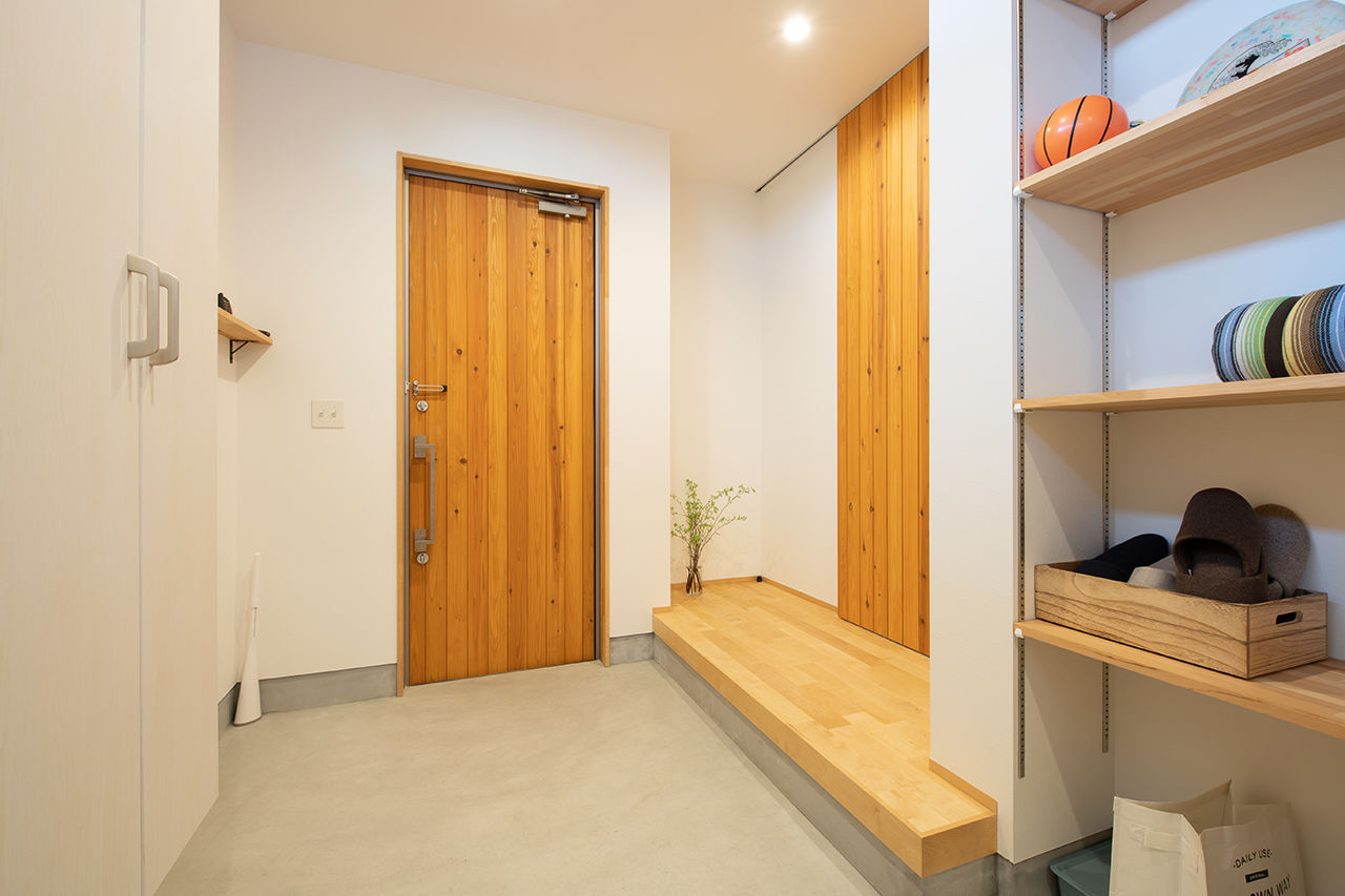 【小さい平屋専門店】すみ家 【2000万円台/平屋/20坪台/3LDK/間取り図】開放感のあるL字型の平屋。高さを抑えたガルバの外観の平屋の建築実例画像9