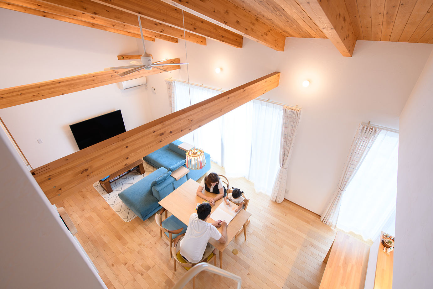 【小さい平屋専門店】すみ家 【2000万円台/平屋/30坪台/注文住宅/間取り図】パブリックとプライベートゾーンが分けられたL字型の平屋の建築実例画像4