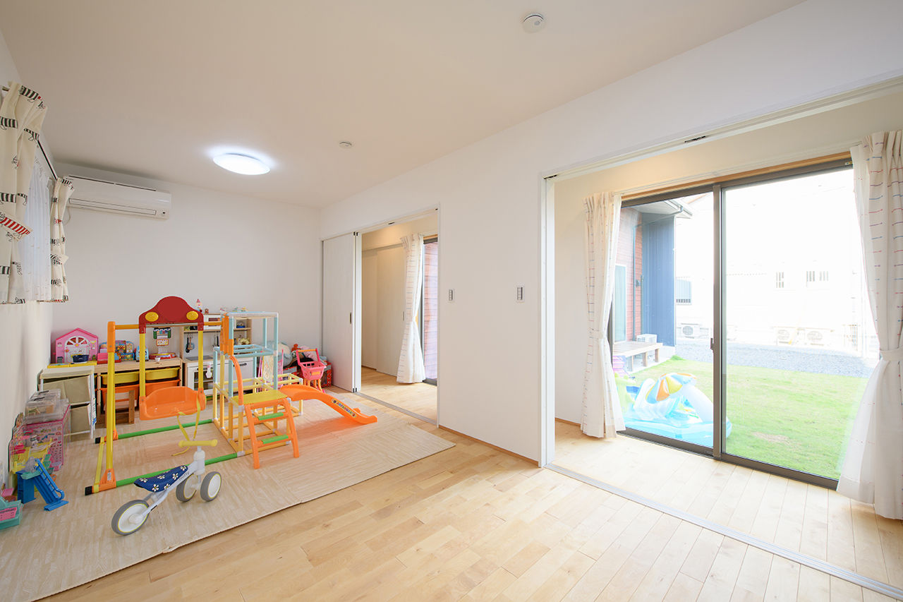 【小さい平屋専門店】すみ家 【2000万円台/平屋/30坪台/注文住宅/間取り図】パブリックとプライベートゾーンが分けられたL字型の平屋の建築実例画像7