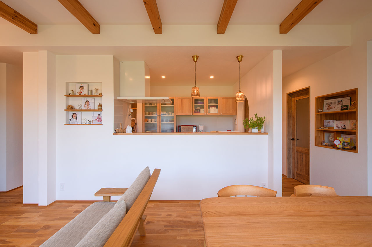 【小さい平屋専門店】すみ家 【2000万円台/平屋/間取り図】雑貨が似合う素朴なデザイン×キッチン中心・直方体の間取りの平屋住宅の建築実例画像3