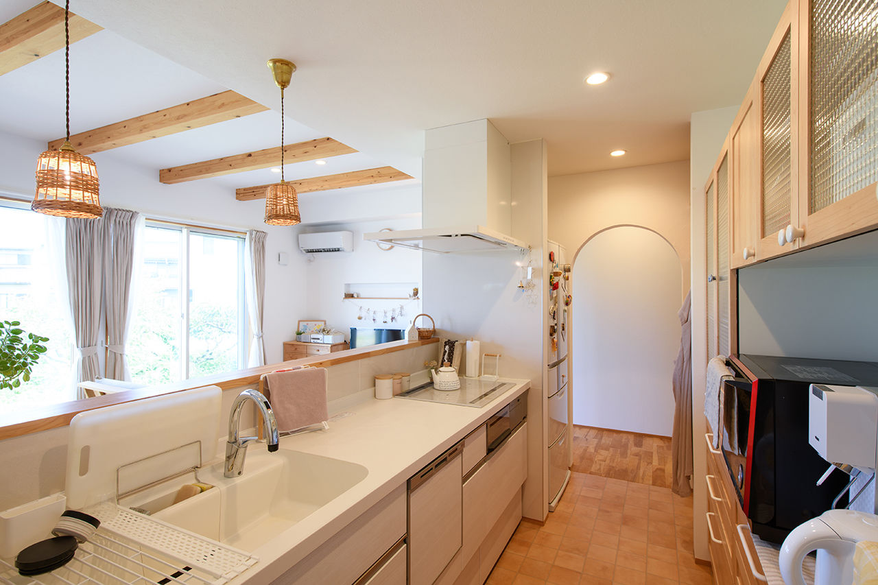 【小さい平屋専門店】すみ家 【2000万円台/平屋/間取り図】雑貨が似合う素朴なデザイン×キッチン中心・直方体の間取りの平屋住宅の建築実例画像5