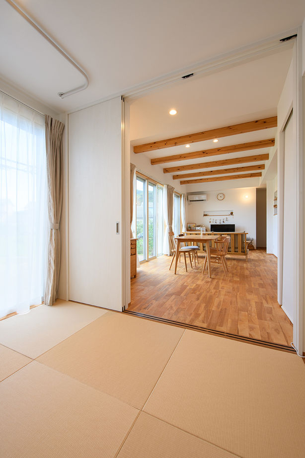 【小さい平屋専門店】すみ家 【2000万円台/平屋/間取り図】雑貨が似合う素朴なデザイン×キッチン中心・直方体の間取りの平屋住宅の建築実例画像6