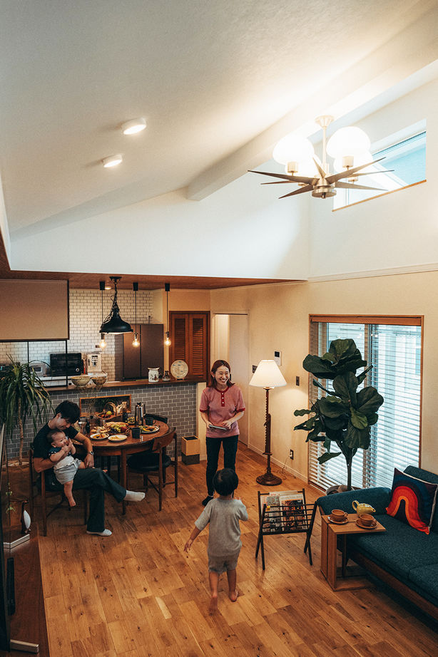 【小さい平屋専門店】すみ家 【平屋/2000万円台/20坪台/間取り図】カバードポーチがリゾート気分を高めるカリフォルニアスタイルの平屋の建築実例画像7