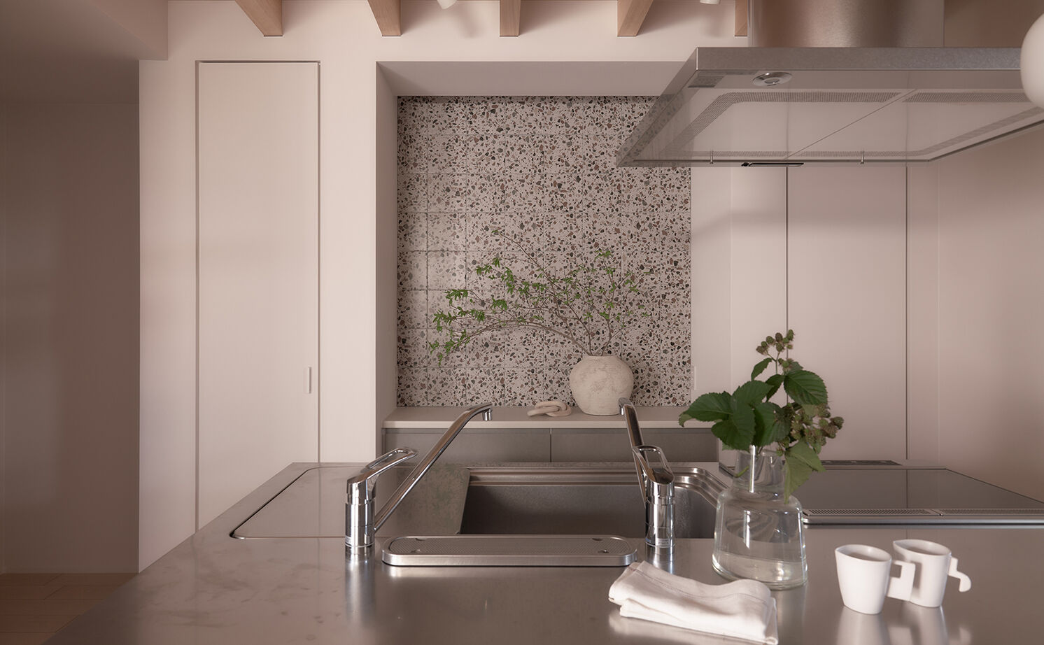 【小さい平屋専門店】すみ家 SNSで話題！500万再生！【1000万円台/間取り図】女性1人暮らしの醍醐味、ドアの無いワンフロアの小さい平屋の建築実例画像4