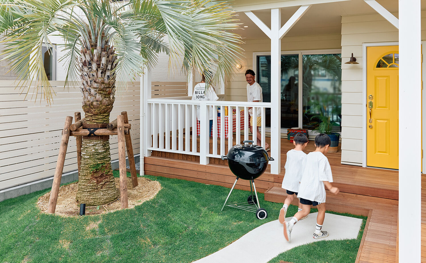 【小さい平屋専門店】すみ家 【3000万円台/30坪台/カリフォルニアスタイル/間取り図】風を感じるカバードポーチで家族や友人と楽しく！の建築実例画像9