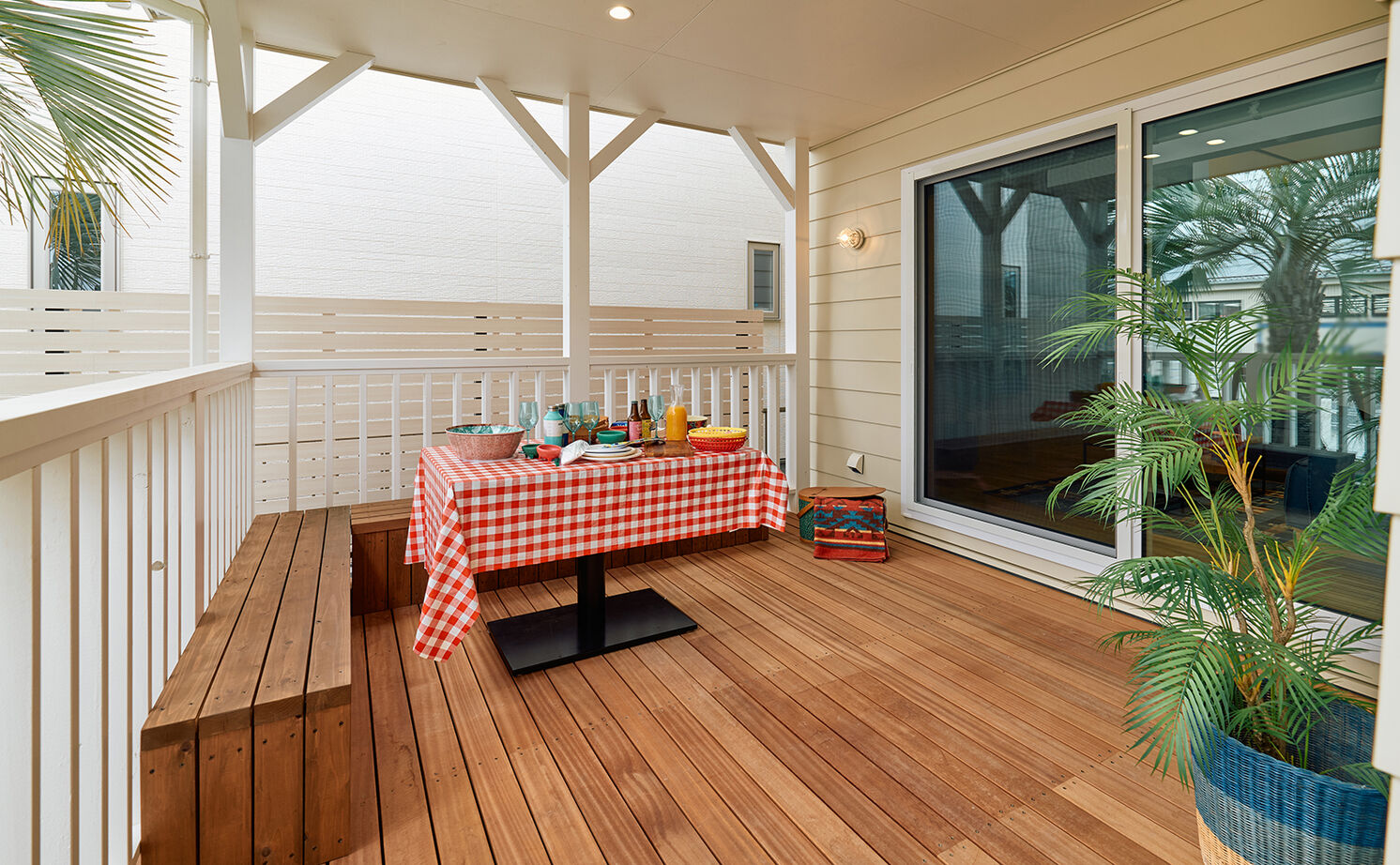 【小さい平屋専門店】すみ家 【3000万円台/30坪台/カリフォルニアスタイル/間取り図】風を感じるカバードポーチで家族や友人と楽しく！の建築実例画像12