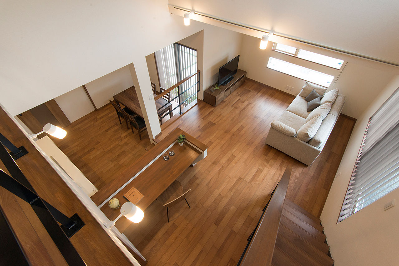エバーホーム 【シアタールーム×スキップフロア】リビングとダイニングを棲み分けて、家族らしい暮らし方にの建築実例画像5