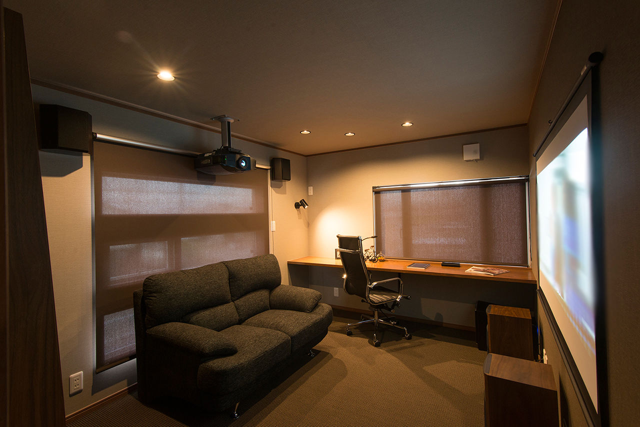 エバーホーム 【シアタールーム×スキップフロア】リビングとダイニングを棲み分けて、家族らしい暮らし方にの建築実例画像6