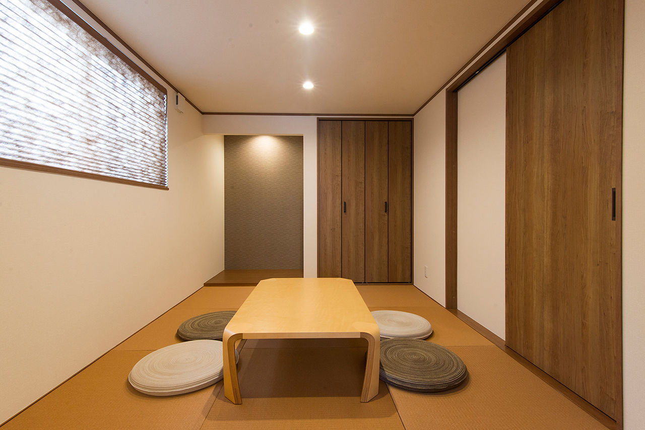 エバーホーム 【シアタールーム×スキップフロア】リビングとダイニングを棲み分けて、家族らしい暮らし方にの建築実例画像8