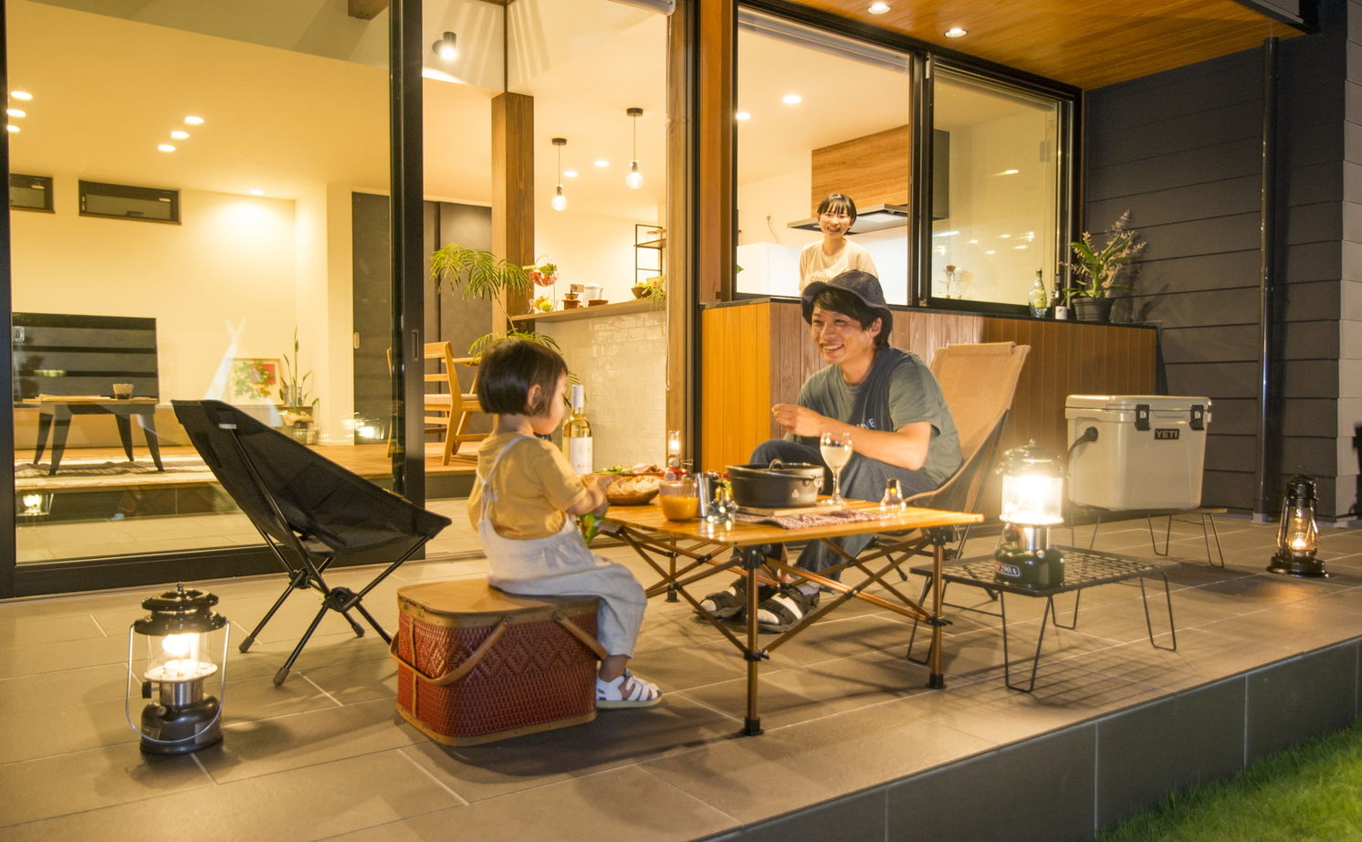 エバーホーム 【射水市／2000万円台前半／プライベートデッキ】キャンプやバーベキューなど家族でおうち時間を愉しむ家の建築実例画像3