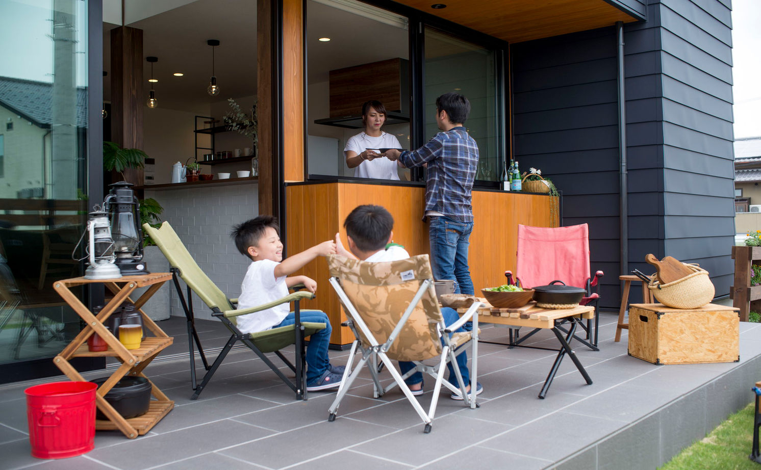 エバーホーム 【射水市／2000万円台前半／プライベートデッキ】キャンプやバーベキューなど家族でおうち時間を愉しむ家の建築実例画像7