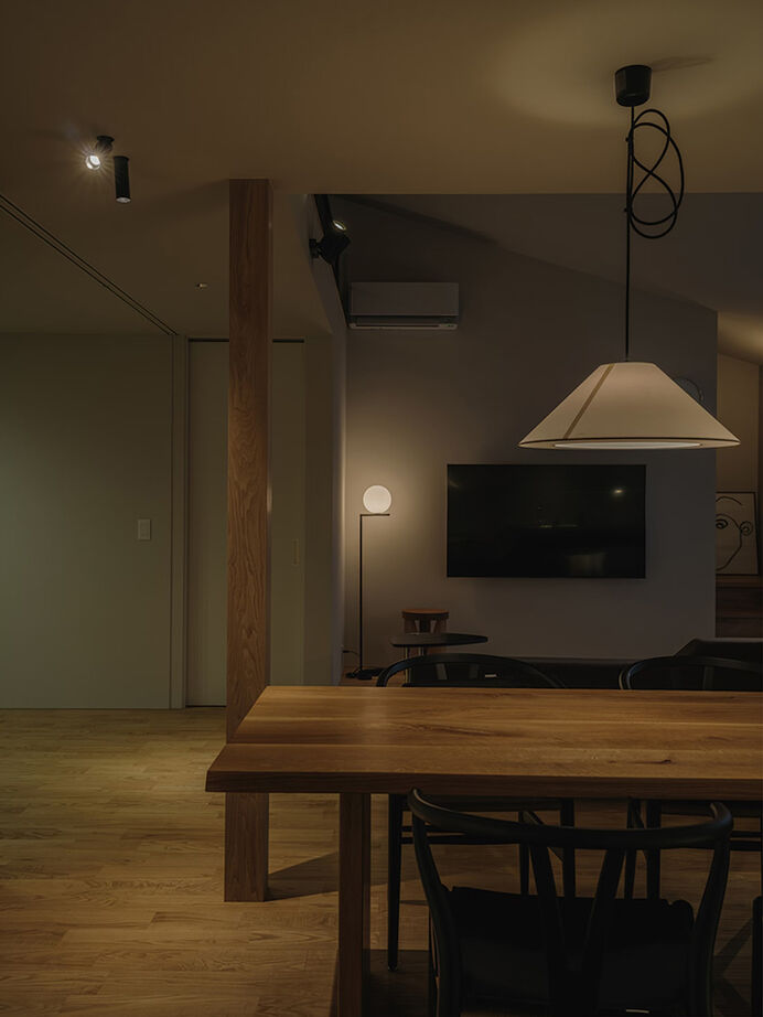 家元 3000万円台｜将来の暮らしを考慮し、快適な平屋に。照明も含めたトータルの空間デザインの建築実例画像4