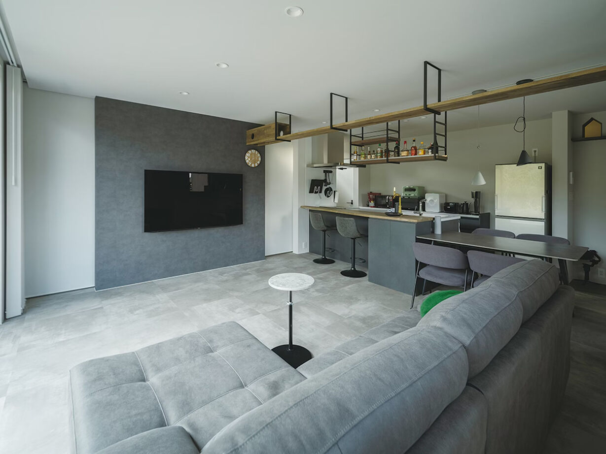 家元 3000万円台｜「お酒を嗜む」と「愛猫と快適生活」を平屋で叶える。キッチンカウンターにはビールサーバーの建築実例画像3