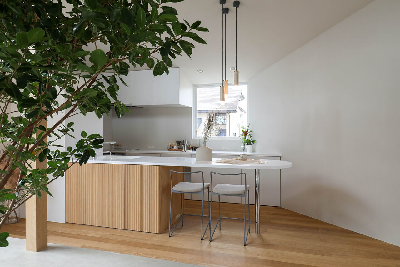 家元 4000万円台 |「樹」と暮らす家。まるで屋外のような、心地よい開放感。住まいの中心にシンボルツリーの建築実例画像3