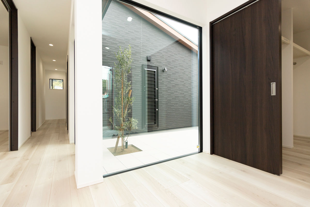 ファイブ住研 【平屋/1,000万円台/和歌山県/和モダン】外からは見えない中庭で家族団らんを生み出す平屋の建築実例画像3