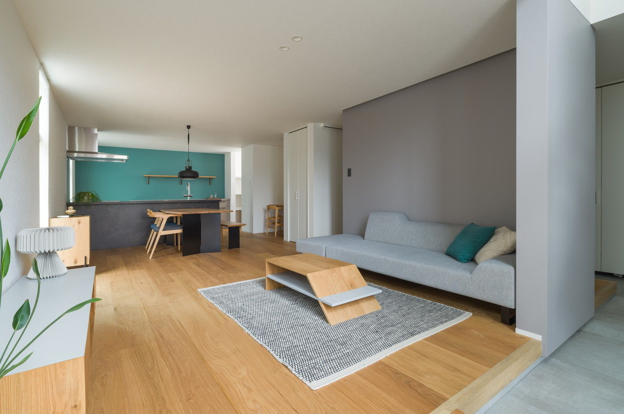 BEACON WORKS 【埼玉県/3000万円台/30坪台/建築家デザインの規格住宅】回遊動線とランドリー。家具・外構込み一貫施工の建築実例画像6