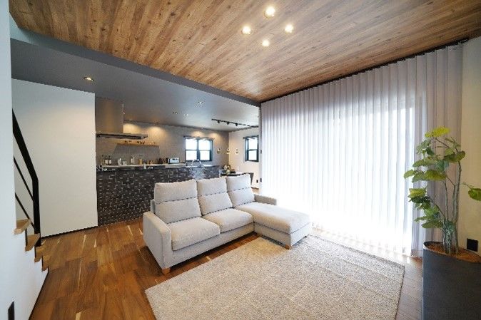 東建ビルダー 【太田市/3LDK/半平屋/33.06坪/2100万円】平屋と２階建てのイイトコどりの「半平屋」の家の建築実例画像5