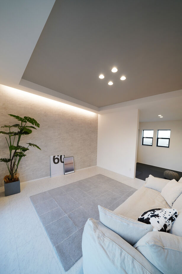 東建ビルダー 【足利市/4LDK/36.5坪/2500万円】プライベートを重視した空間設計とホテルライクデザインの住まいの建築実例画像4